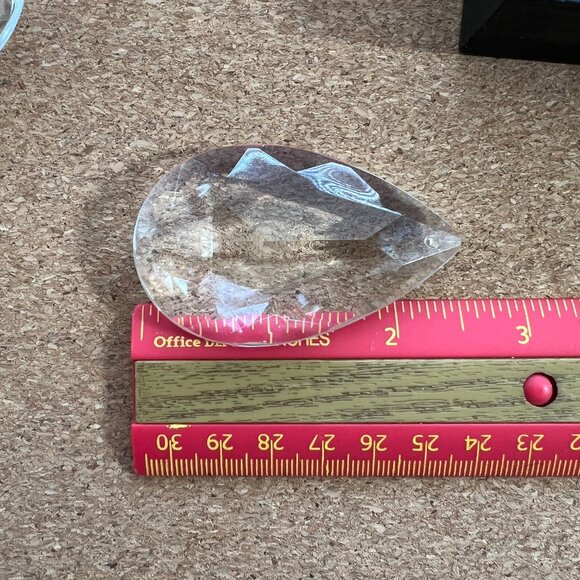 Large Teardrop Vintage Chandelier Crystals/Prisms - set of 6 - $25 - Picture 2 of 5